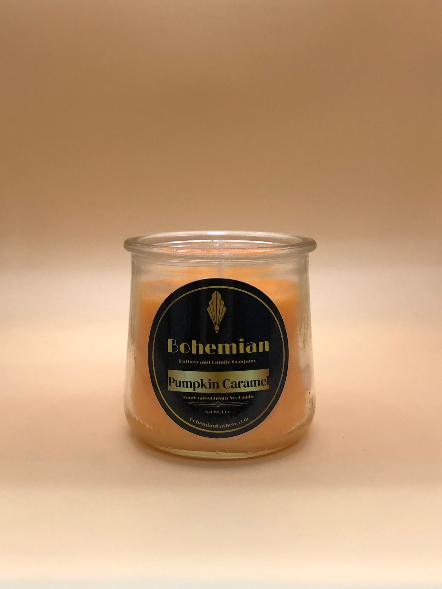 Pumpkin Caramel- 4oz. Luxury Soy Candle